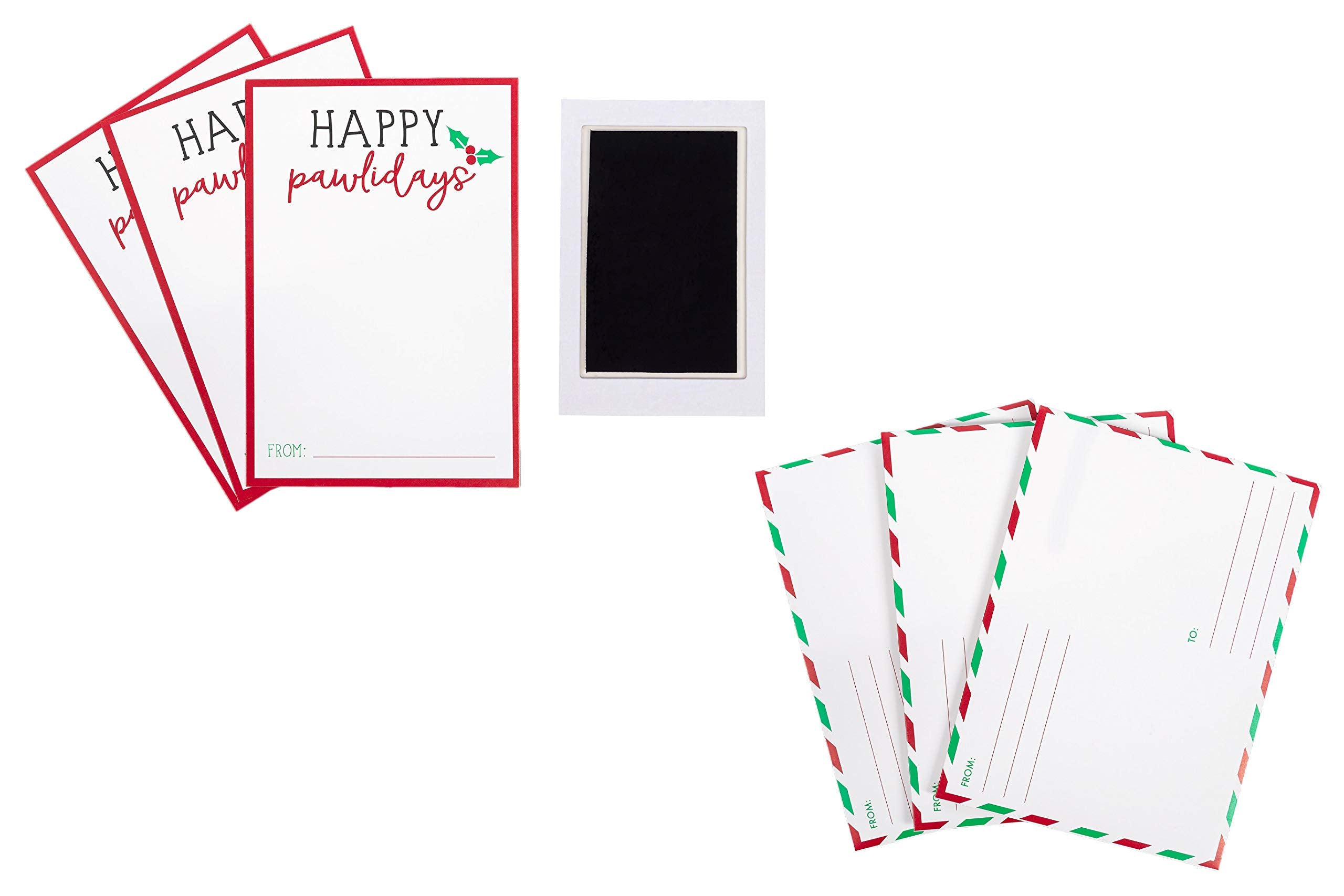 Pearhead Letters From Your Pet Gift Set, Includes Pet Clean-Touch Ink Pad, Holiday Cards And Envelopes, Pet Owner